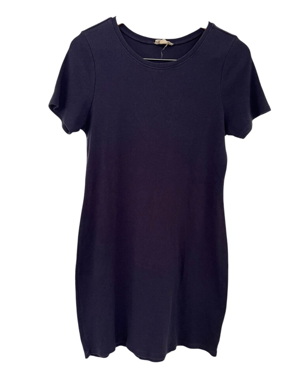 Open Edit Normcore Ribbed T-Shirt Dress (L)